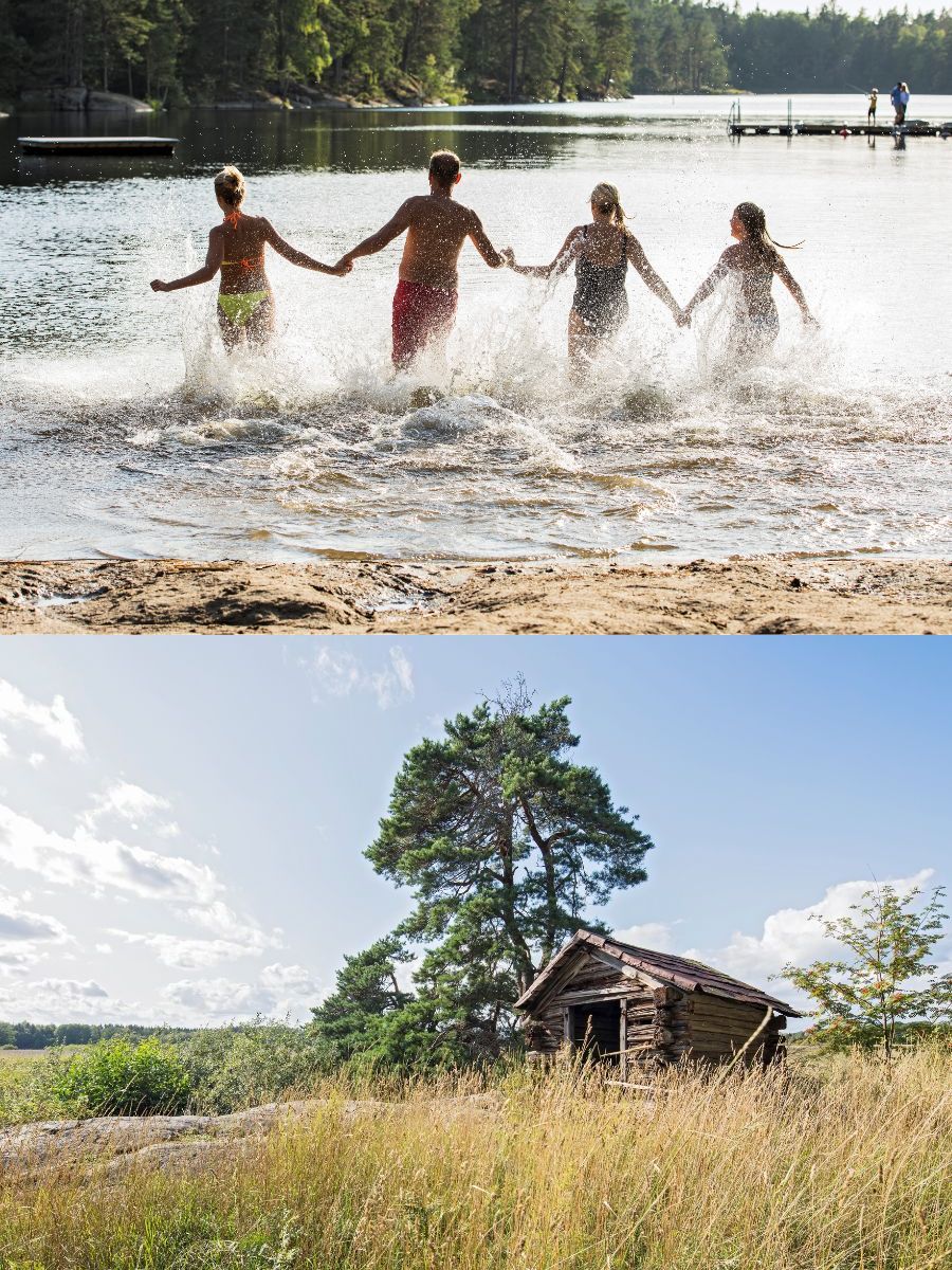 Kollage från Roslagsleden etapp 8