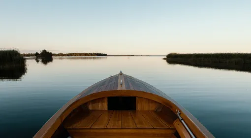 Båt i skärgården
