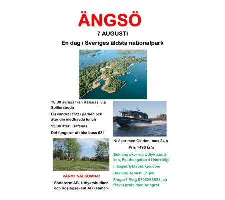 En dags härlig skärgårdsutflykt - Ängsö
