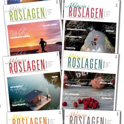Gamla upplagor av magasin Roslagen