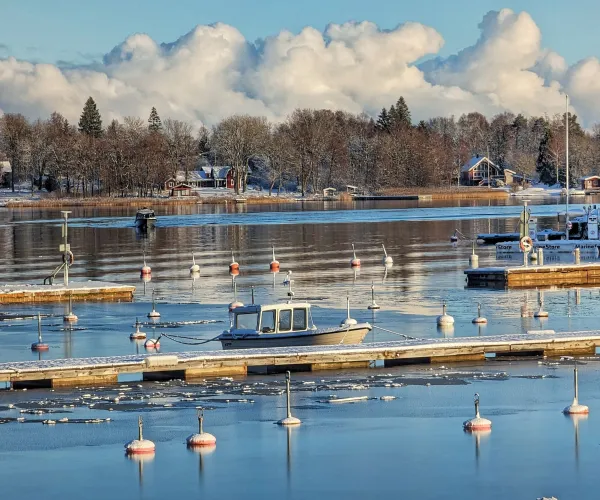Vinterskrud på Gräddö